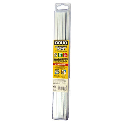 [9362] HOJAS DE SEGUETA 24 DIENTES BI METAL COVO