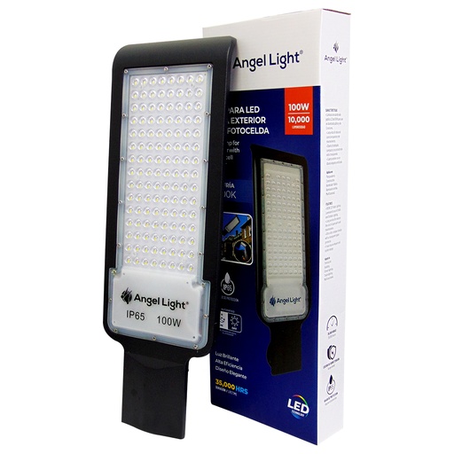 [9384] LAMPARA LED PARA EXTERIOR 100W CON FOTOCELDA ANGEL LIGHT
