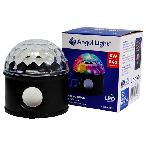 [9446] BOMBILLO LED 6W CON BOCINA BLUETOOTH ANGEL LIGHT