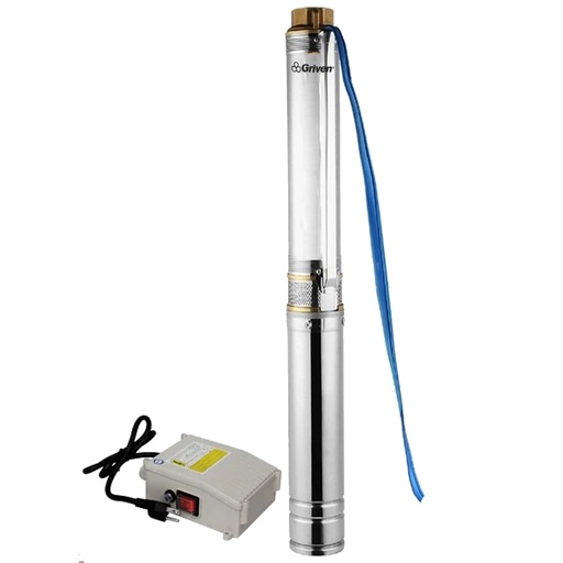 [9452] BOMBA DE AGUA 1HP SUMERGIBLE 110V GRIVEN