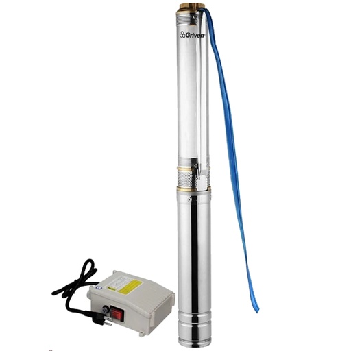 [9453] BOMBA DE AGUA 1.5HP SUMERGIBLE 110V GRIVEN