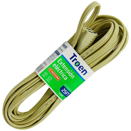 [9455] EXTENSION ELECTRICA 25FT 1 TOMA TROEN