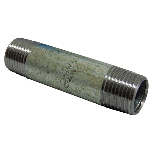 [9529] NIPLE 1/2" X 3" DE ACERO GALVANIZADO GRIVEN
