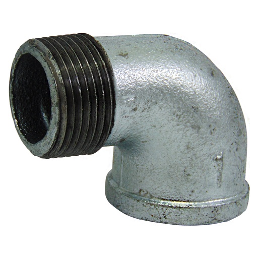 [9567] CODO 90GR 1" DE ACERO GALVANIZADO MR GRIVEN