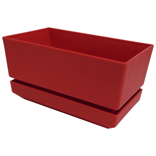 [9623] MATERO Y PLATO PP ART REC TEX L18 ROJO DP