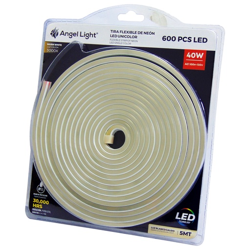 [9634] TIRA DE LUZ LED 5 METROS BLANCO CALIDO ANGEL LIGHT