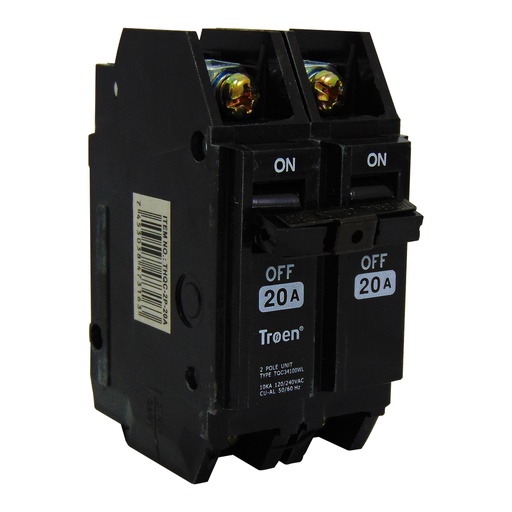 [9661] BREAKER SUPERFICIAL 2P X 20AMP TROEN