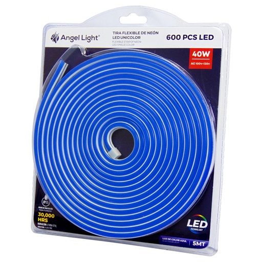 [9665] TIRA DE LUZ LED 5 METROS AZUL ANGEL LIGHT