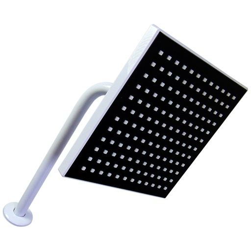 [9675] REGADERA PARA BANO 8" CUADRADA BLANCO GRIVEN WHITE