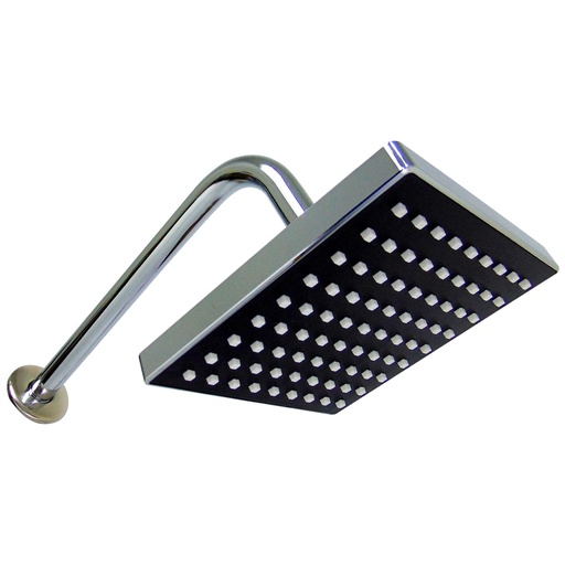 [9680] REGADERA PARA BANO 6" CUADRADA CROMADO GRIVEN