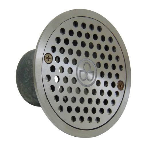 [9721] DESAGUE DE PISO 4" REDONDO ALUMINIO GRIVEN
