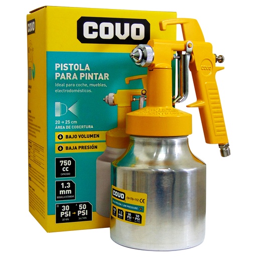 [9765] PISTOLA DE SPRAY PARA PINTAR 750CC COVO