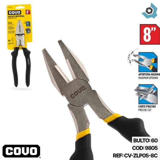 [9805] ALICATE 8" UNIVERSAL COVO