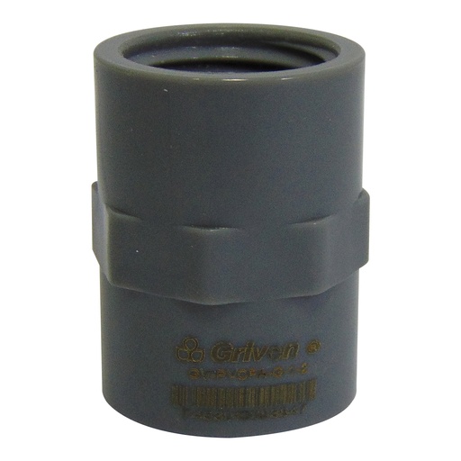 [9892] ADAPTDOR PVC 1/2" HEMBRA GRIS GRIVEN
