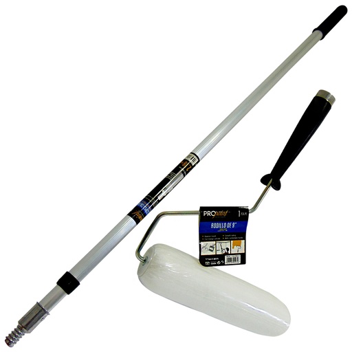 [9973] RODILLO 9" CON VARILLA EXTENSIBLE PRO PAINT