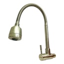 GRIFERIA INDIVIDUAL PARA FREGADERO CUELLO FLEXIBLE SATINADO GRIVEN