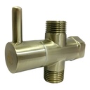 LLAVE DE ARRESTO 1/2" SATINADA GRIVEN