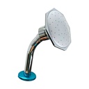 REGADERA PARA BANO 4" ABS CROMADA CABEZA OCTAGONAL GRIVEN BASIC
