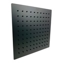 REGADERA PARA DUCHA TIPO LLUVIA CUADRADA 10" GRIVEN BLACK