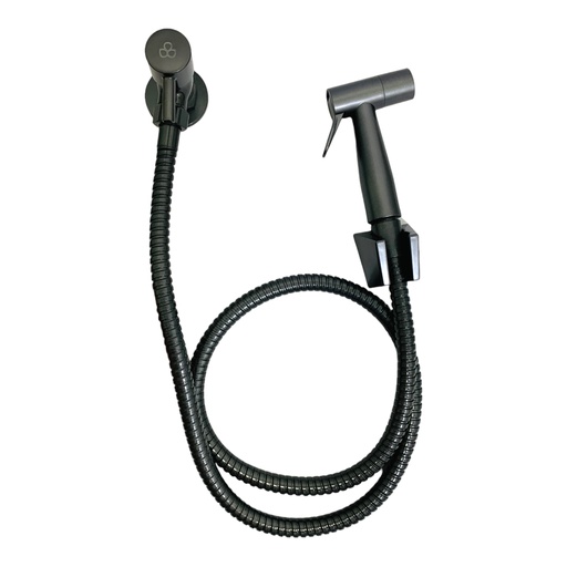 [11131] REGADERA PARA BANO TIPO BIDET GRIS METALICO GRIVEN GUN METAL