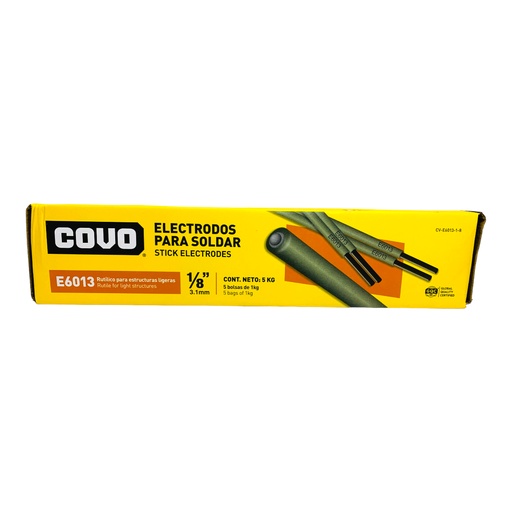 [11070] ELECTRODOS PARA SOLDAR 1/8" 1KG COVO