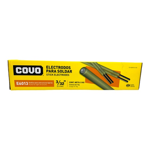 [11071] ELECTRODOS PARA SOLDAR 3/32" 1KG COVO