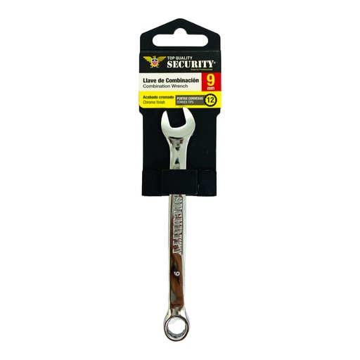 [11066] LLAVE DE COMBINACION 9MM CROMADA SECURITY