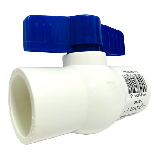 [11077] VALVULA 1" DE PVC SIN ROSCA GRIVEN