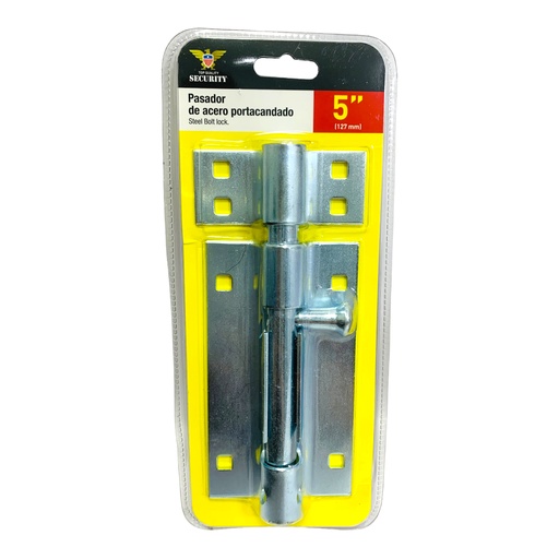 [11182] PORTA CANDADO 5" DE ACERO SECURITY