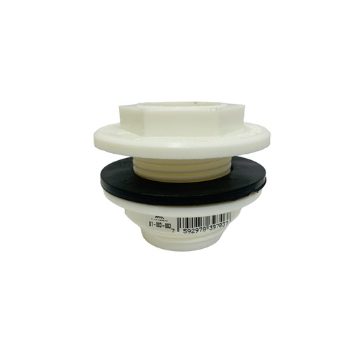 [11033] TUERCA PARA TANQUE 1" BLANCO METALES ALEADOS VENEZUELA