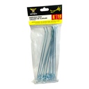 GANCHOS PARA TABLEROS DE CLAVIJA 8" 10 PIEZAS SECURITY