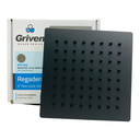 REGADERA PARA DUCHA TIPO LLUVIA CUADRADA 6" GRIVEN BLACK
