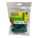 RAMPLUG PLASTICO 1" X 1/4" 100 PIEZAS VERDE COVO