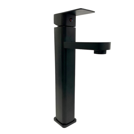 [11116] GRIFERIA MONOMANDO PARA LAVAMANOS CUELLO ALTO NEGRO GRIVEN BLACK