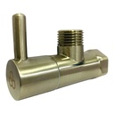 LLAVE DE ARRESTO 1/2" SATINADA GRIVEN