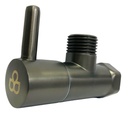 LLAVE DE ARRESTO 1/2" GRIS METALICO GRIVEN GUN METAL