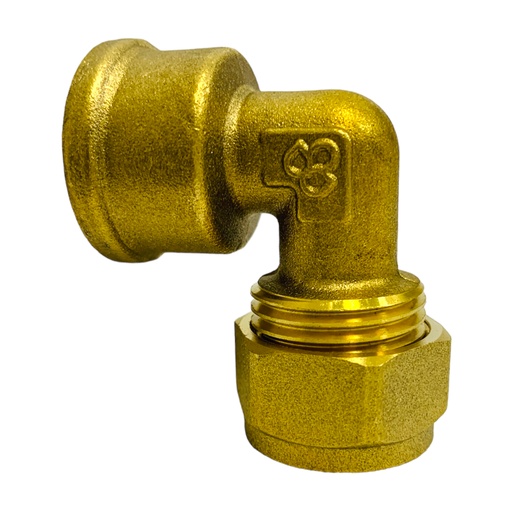 [11221] CODO 1/2" X FXL16 MM 90 GRADOS DE BRONCE PARA GAS GRIVEN