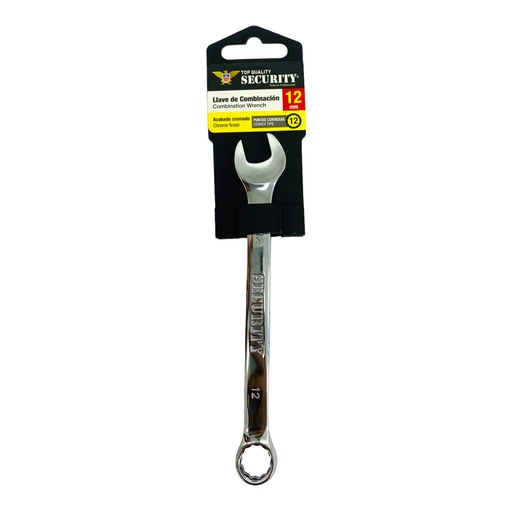[11232] LLAVE DE COMBINACION 12MM CROMADA SECURITY
