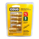 JUEGO DE COPLE Y CONECTORES RAPIDOS 5 PZAS COVO