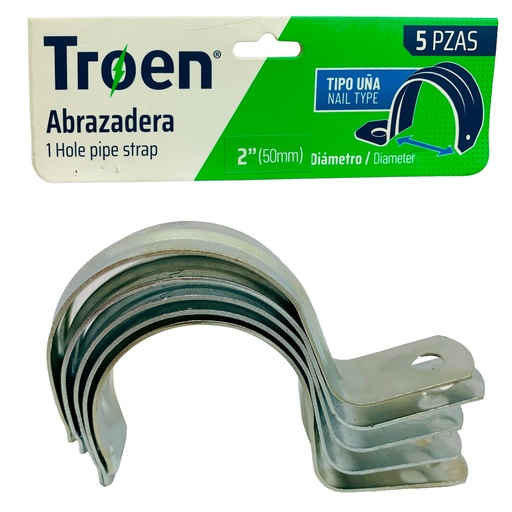 [11290] ABRAZADERAS 2" 5 PZS TROEN