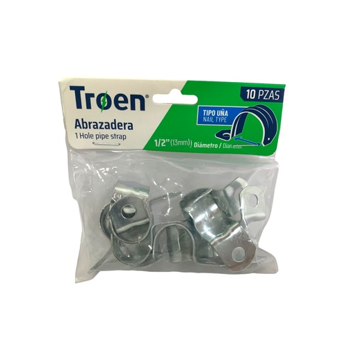 [11327] ABRAZADERAS 1/2" 10 PZS TROEN