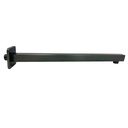 BRAZO DE DUCHA CUADRADO 40CM GRIS METALICO GRIVEN GUN METAL