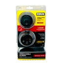 CERROJO DOBLE CILINDRO 45MM NEGRO COVO