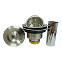 DESAGUE PARA FREGADERO CON CANASTA Y TAPA DE CIERRE HERMETICO 3 1/2" GRIVEN ELITE