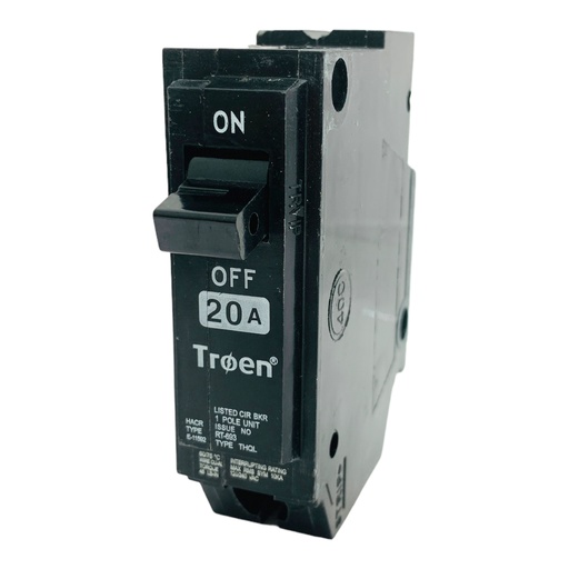 [11451] BREAKER PARA EMPOTRAR 1P X 20AMP TROEN