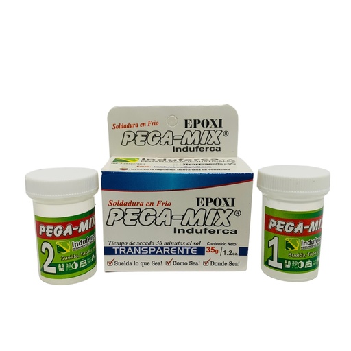 [11458] PEGA MIX TRANSPARENTE 35GRS X 24UND INDUFERCA