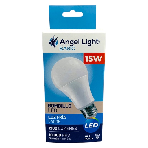 [11537] BOMBILLO LED 15W MULTIVOLTAJE ANGEL LIGHT BASIC