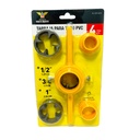 TARRAJA PARA TUBO PVC 4 PZAS SECURITY