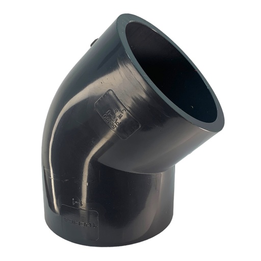 [11585] CODO 45GR PVC PRES SCH80 3" CXC TUBRICA