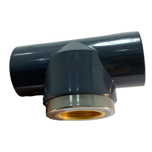 [11595] TEE PVC PRES SCH80 1" CXCX HR DE BRONCE TUBRICA